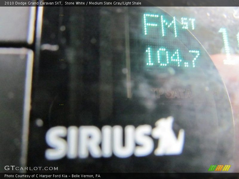 Stone White / Medium Slate Gray/Light Shale 2010 Dodge Grand Caravan SXT