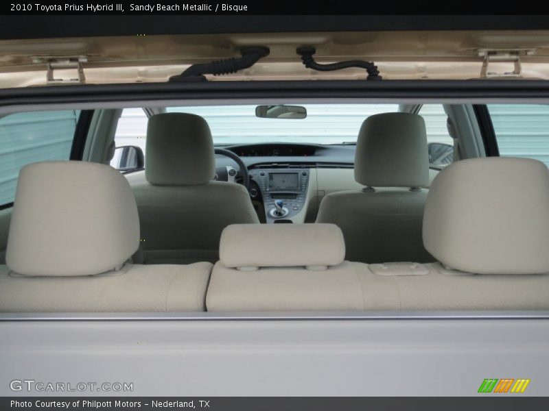 Sandy Beach Metallic / Bisque 2010 Toyota Prius Hybrid III