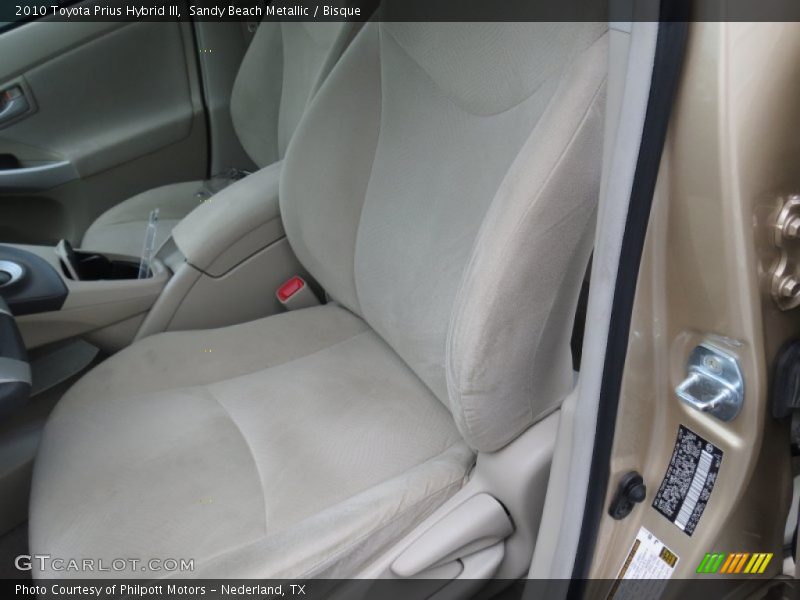 Sandy Beach Metallic / Bisque 2010 Toyota Prius Hybrid III