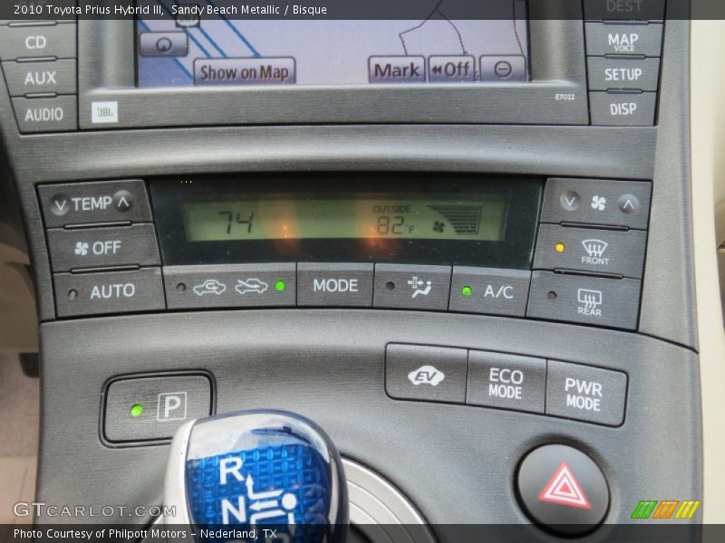 Sandy Beach Metallic / Bisque 2010 Toyota Prius Hybrid III