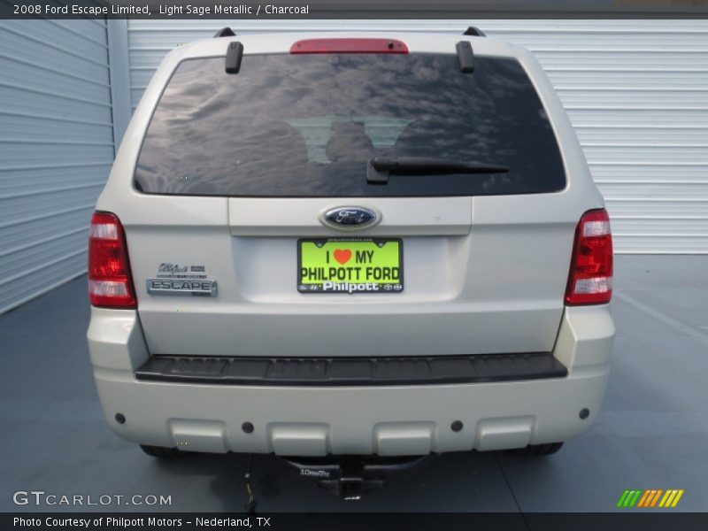 Light Sage Metallic / Charcoal 2008 Ford Escape Limited