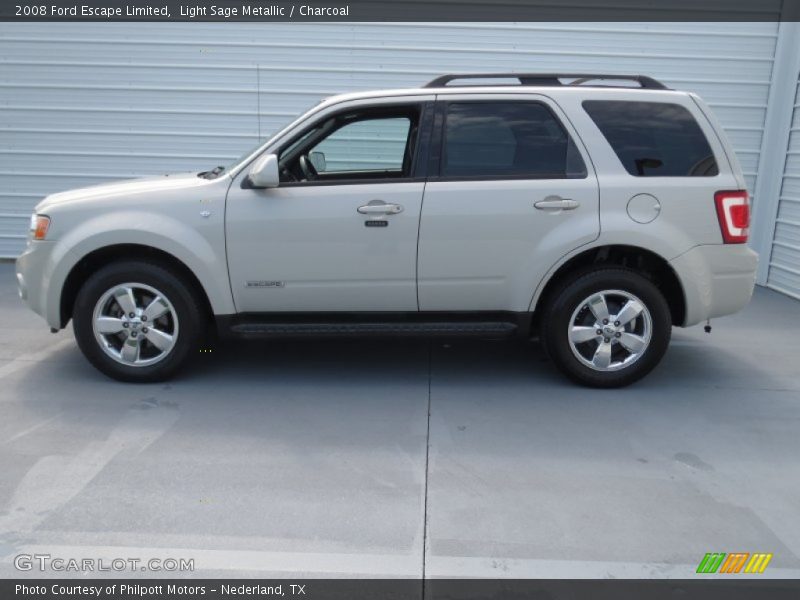 Light Sage Metallic / Charcoal 2008 Ford Escape Limited