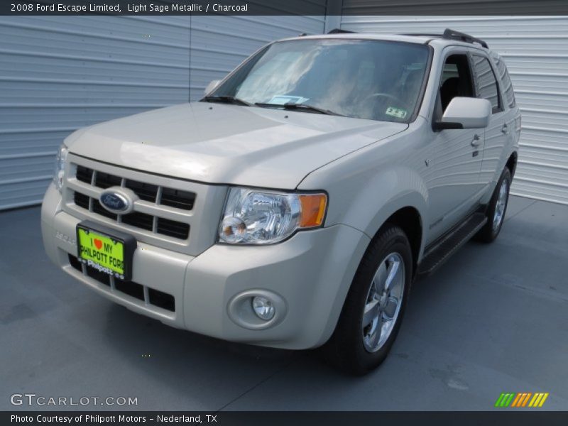 Light Sage Metallic / Charcoal 2008 Ford Escape Limited