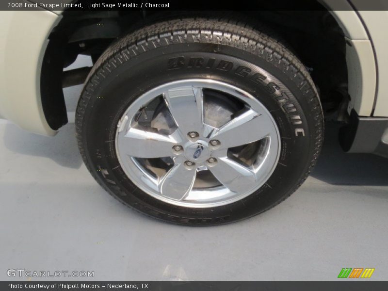 Light Sage Metallic / Charcoal 2008 Ford Escape Limited