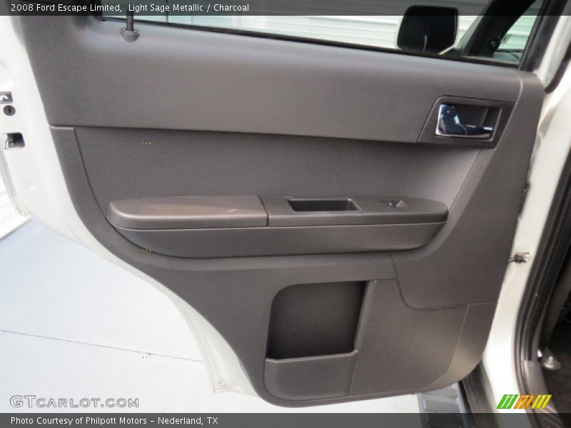 Light Sage Metallic / Charcoal 2008 Ford Escape Limited