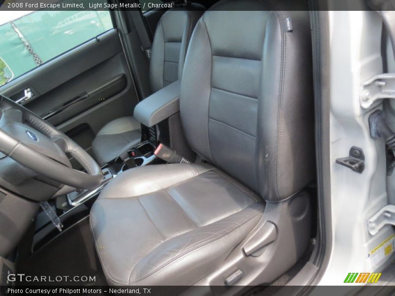 Light Sage Metallic / Charcoal 2008 Ford Escape Limited