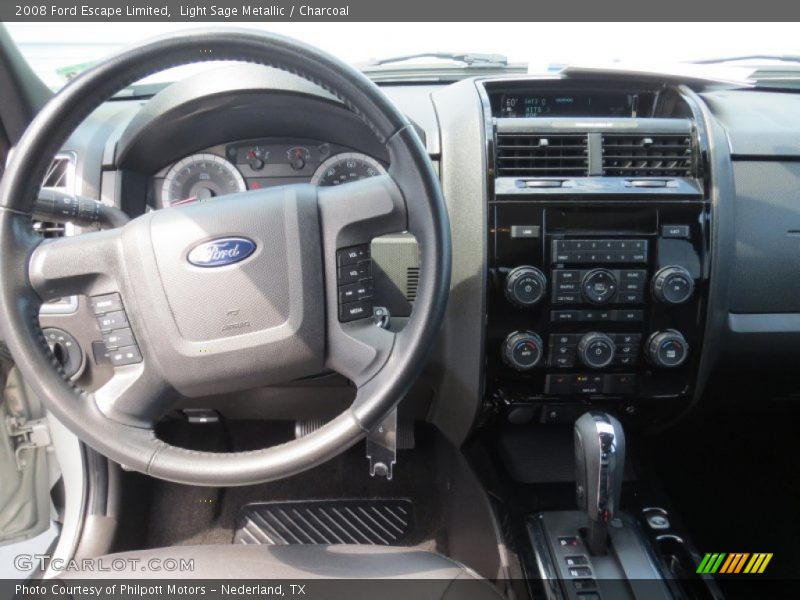 Light Sage Metallic / Charcoal 2008 Ford Escape Limited