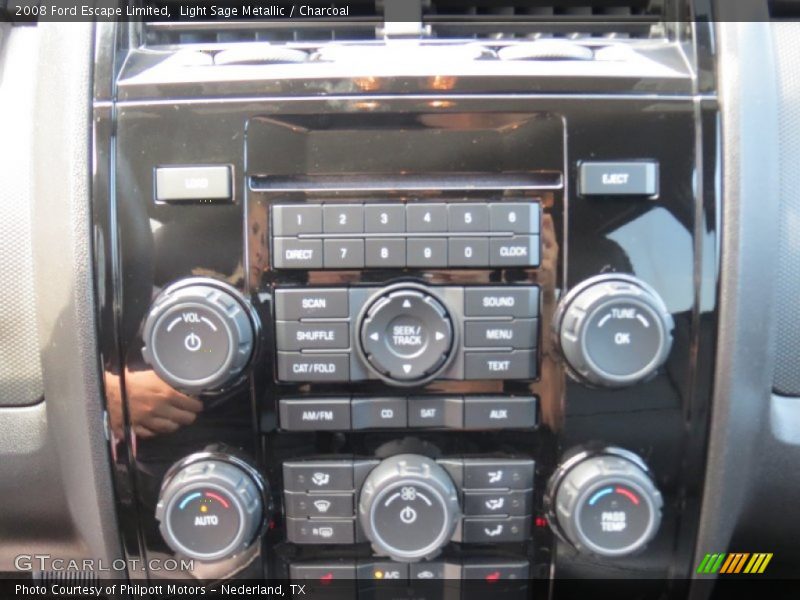 Light Sage Metallic / Charcoal 2008 Ford Escape Limited
