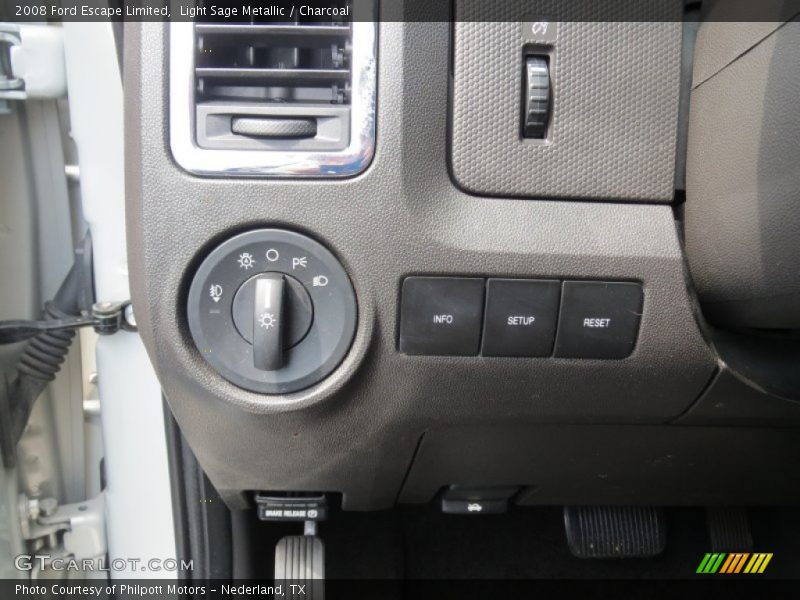 Light Sage Metallic / Charcoal 2008 Ford Escape Limited