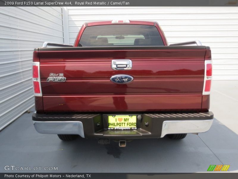 Royal Red Metallic / Camel/Tan 2009 Ford F150 Lariat SuperCrew 4x4