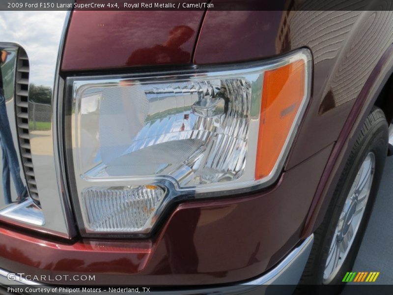 Royal Red Metallic / Camel/Tan 2009 Ford F150 Lariat SuperCrew 4x4