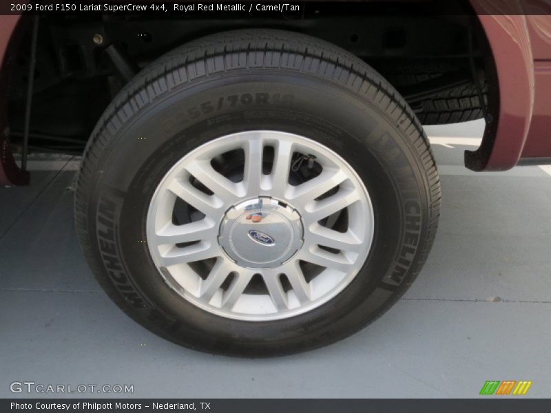 Royal Red Metallic / Camel/Tan 2009 Ford F150 Lariat SuperCrew 4x4