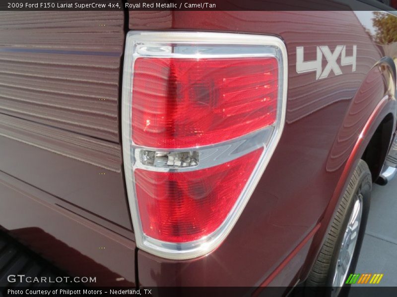 Royal Red Metallic / Camel/Tan 2009 Ford F150 Lariat SuperCrew 4x4