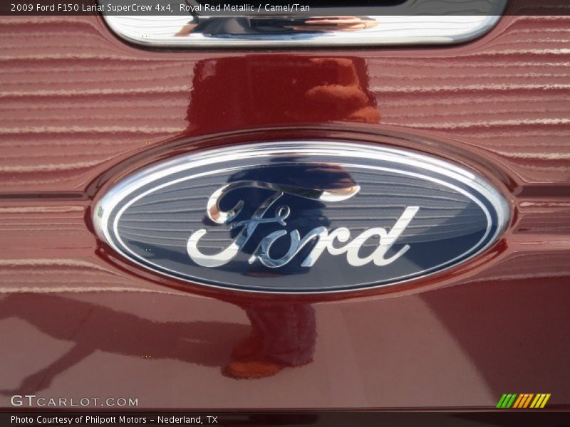 Royal Red Metallic / Camel/Tan 2009 Ford F150 Lariat SuperCrew 4x4