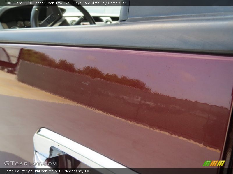 Royal Red Metallic / Camel/Tan 2009 Ford F150 Lariat SuperCrew 4x4