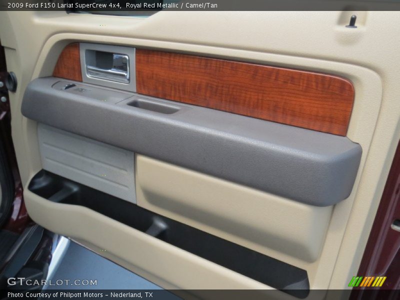 Royal Red Metallic / Camel/Tan 2009 Ford F150 Lariat SuperCrew 4x4
