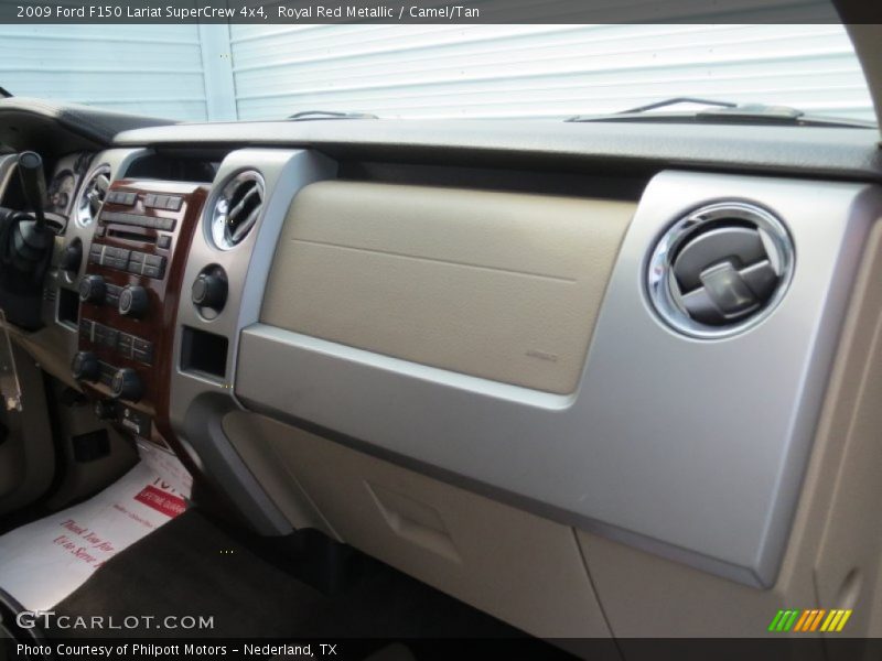 Royal Red Metallic / Camel/Tan 2009 Ford F150 Lariat SuperCrew 4x4