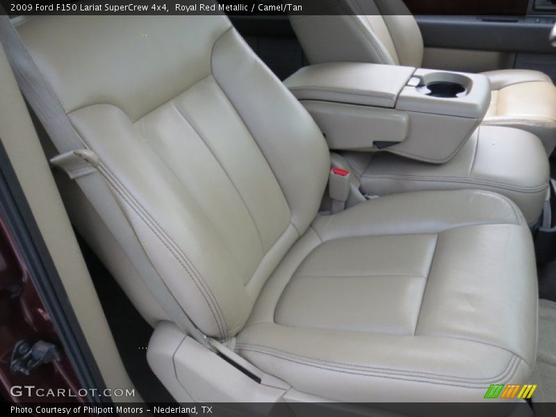 Royal Red Metallic / Camel/Tan 2009 Ford F150 Lariat SuperCrew 4x4