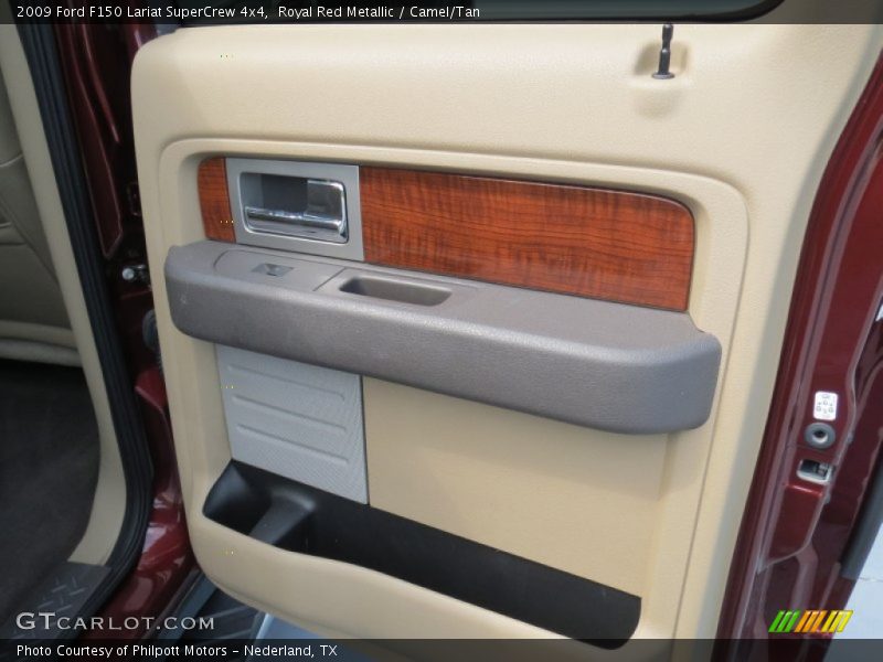 Royal Red Metallic / Camel/Tan 2009 Ford F150 Lariat SuperCrew 4x4