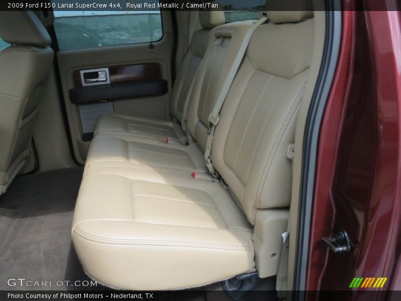 Royal Red Metallic / Camel/Tan 2009 Ford F150 Lariat SuperCrew 4x4