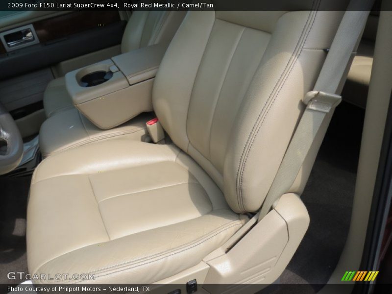 Royal Red Metallic / Camel/Tan 2009 Ford F150 Lariat SuperCrew 4x4