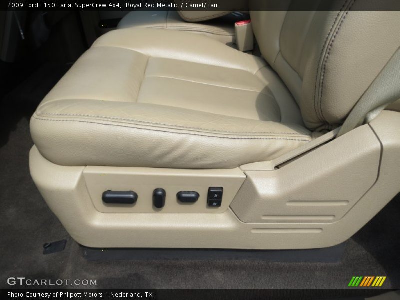 Royal Red Metallic / Camel/Tan 2009 Ford F150 Lariat SuperCrew 4x4