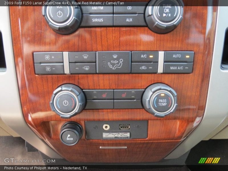 Royal Red Metallic / Camel/Tan 2009 Ford F150 Lariat SuperCrew 4x4