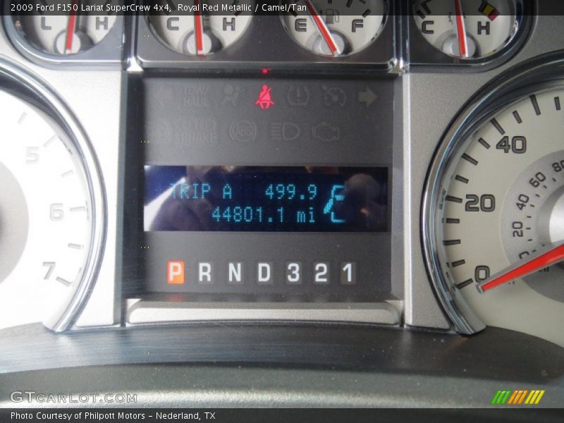 Royal Red Metallic / Camel/Tan 2009 Ford F150 Lariat SuperCrew 4x4