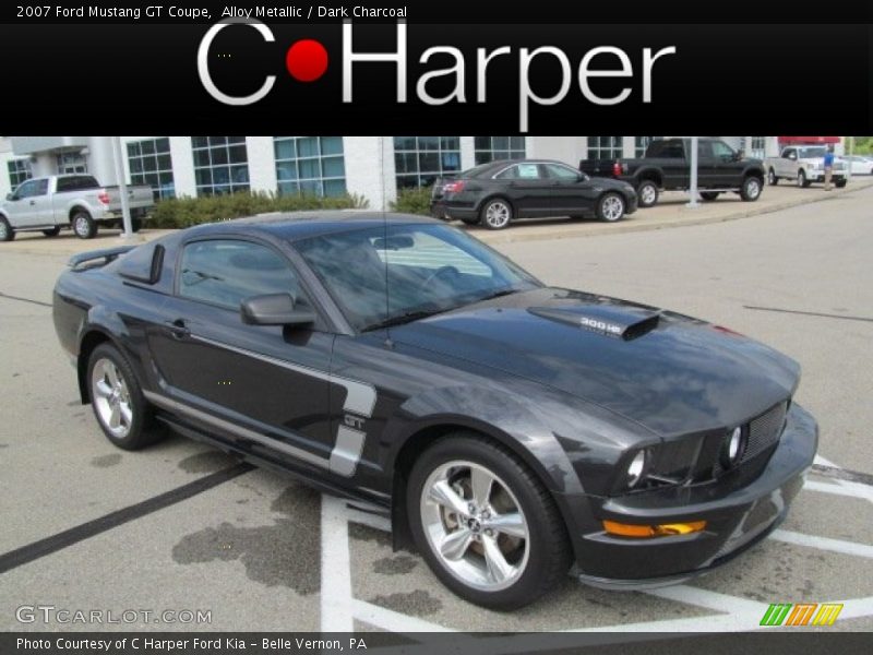Alloy Metallic / Dark Charcoal 2007 Ford Mustang GT Coupe