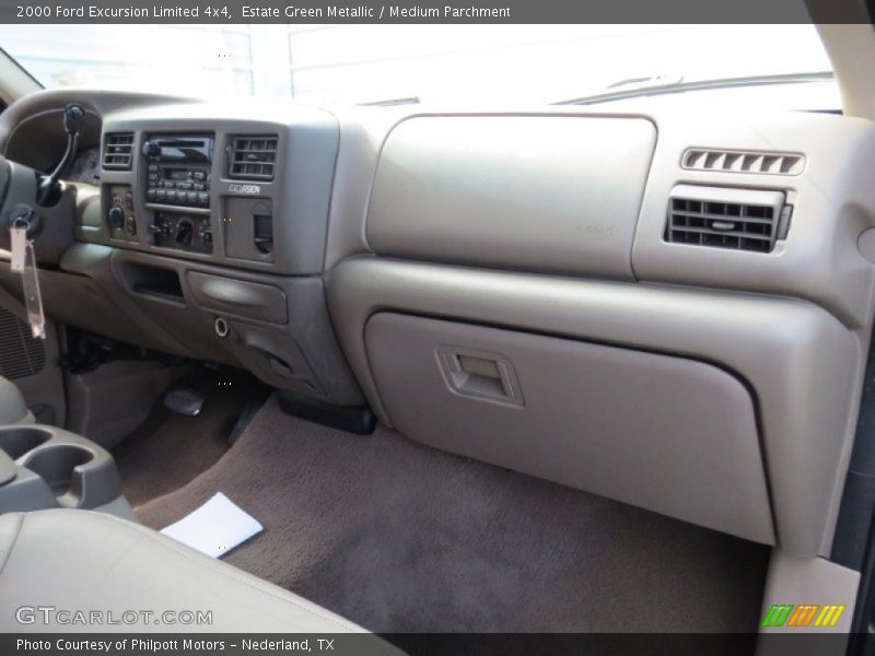 Estate Green Metallic / Medium Parchment 2000 Ford Excursion Limited 4x4
