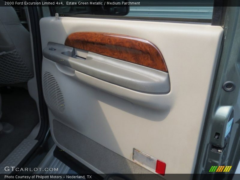 Estate Green Metallic / Medium Parchment 2000 Ford Excursion Limited 4x4