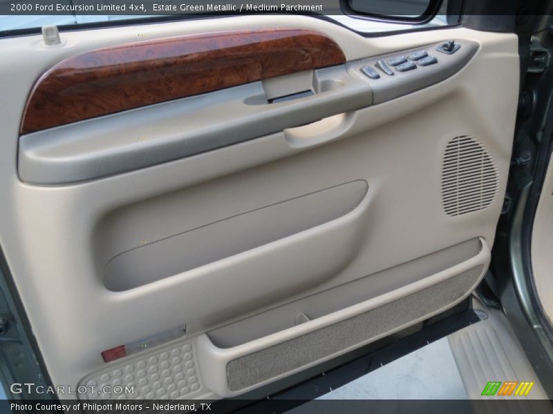 Estate Green Metallic / Medium Parchment 2000 Ford Excursion Limited 4x4