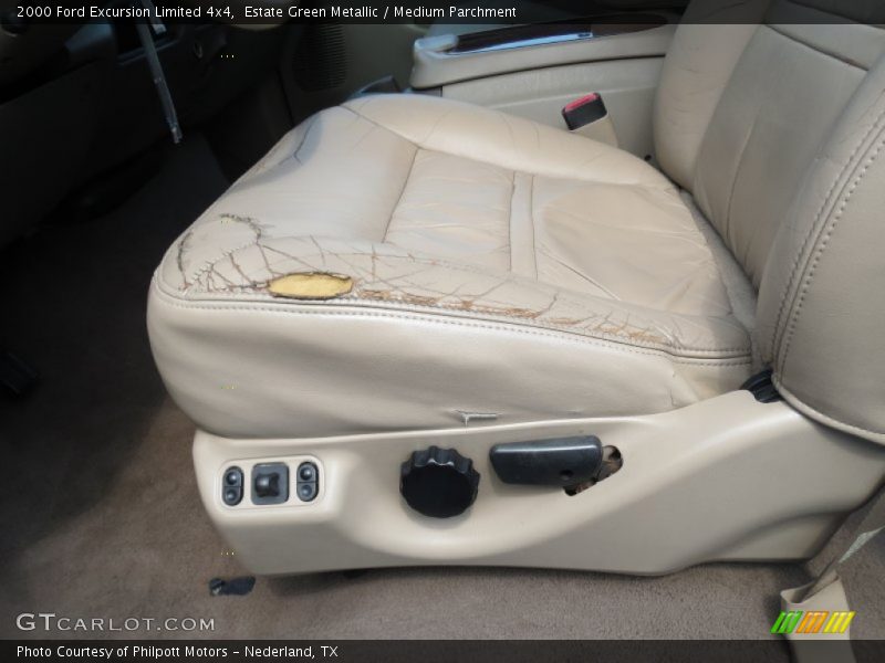 Estate Green Metallic / Medium Parchment 2000 Ford Excursion Limited 4x4