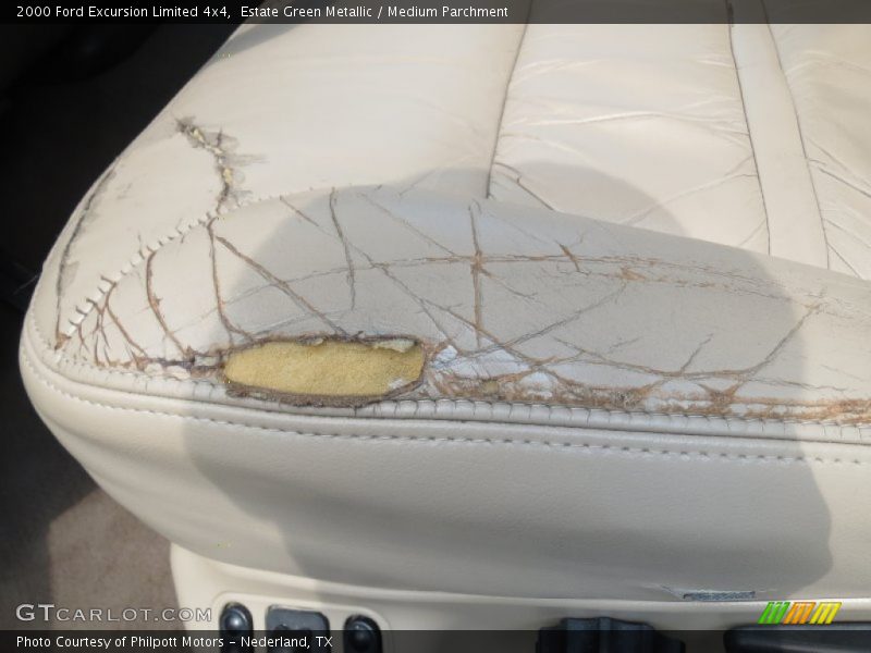 Estate Green Metallic / Medium Parchment 2000 Ford Excursion Limited 4x4