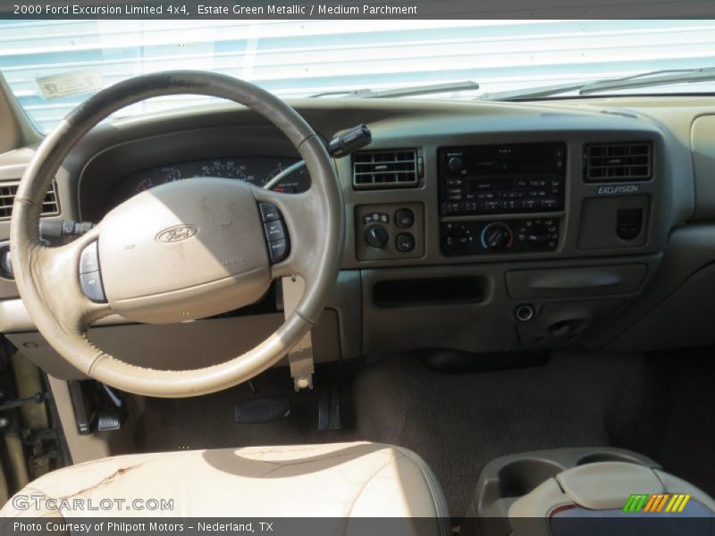 Estate Green Metallic / Medium Parchment 2000 Ford Excursion Limited 4x4