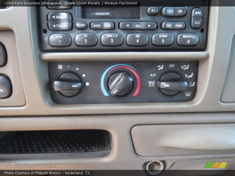 Controls of 2000 Excursion Limited 4x4