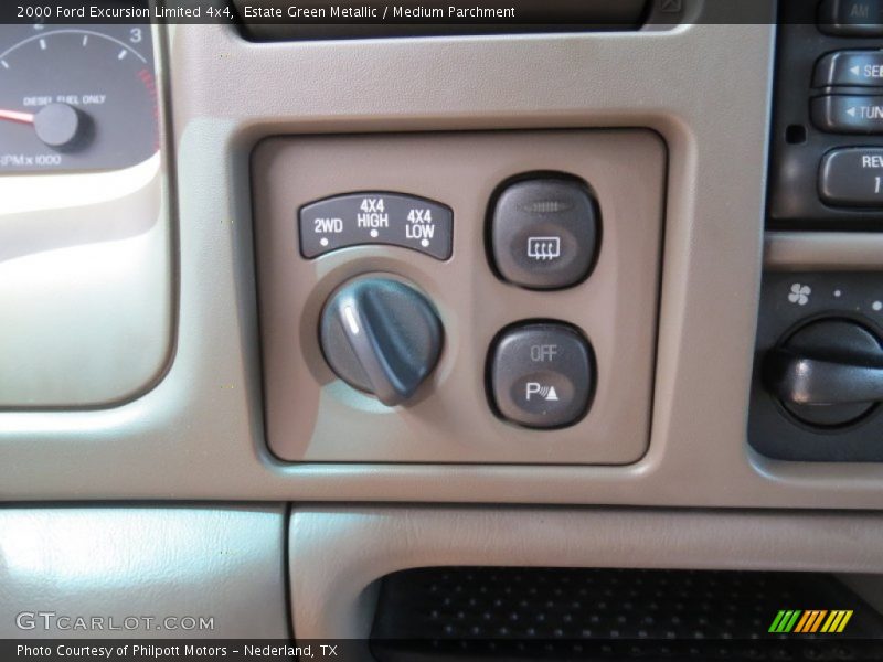 Controls of 2000 Excursion Limited 4x4