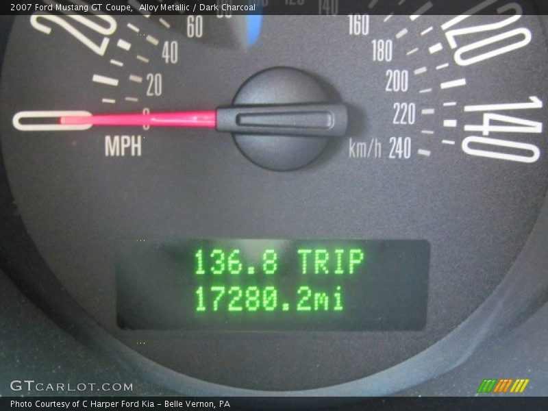 Alloy Metallic / Dark Charcoal 2007 Ford Mustang GT Coupe