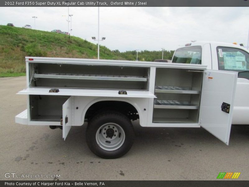 Oxford White / Steel 2012 Ford F350 Super Duty XL Regular Cab Utility Truck