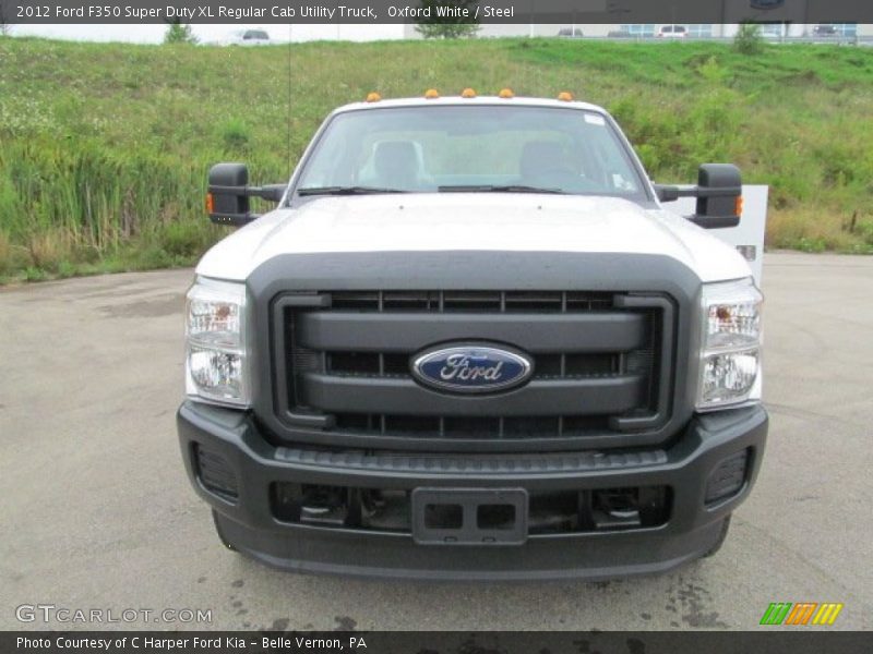 Oxford White / Steel 2012 Ford F350 Super Duty XL Regular Cab Utility Truck