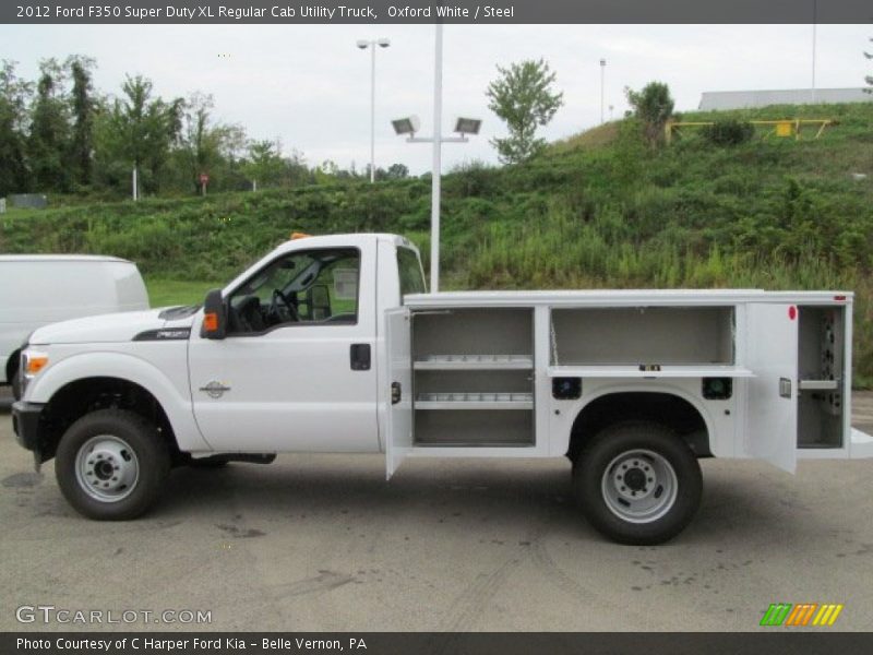 Oxford White / Steel 2012 Ford F350 Super Duty XL Regular Cab Utility Truck