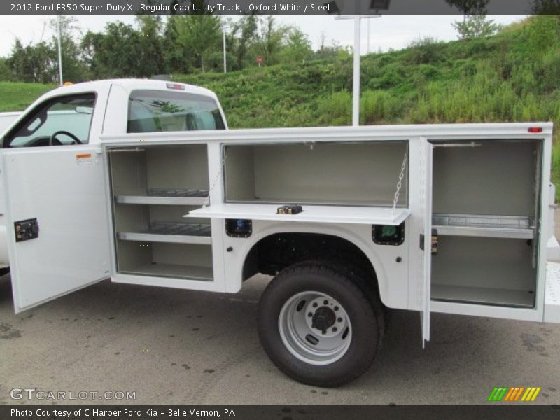 Oxford White / Steel 2012 Ford F350 Super Duty XL Regular Cab Utility Truck