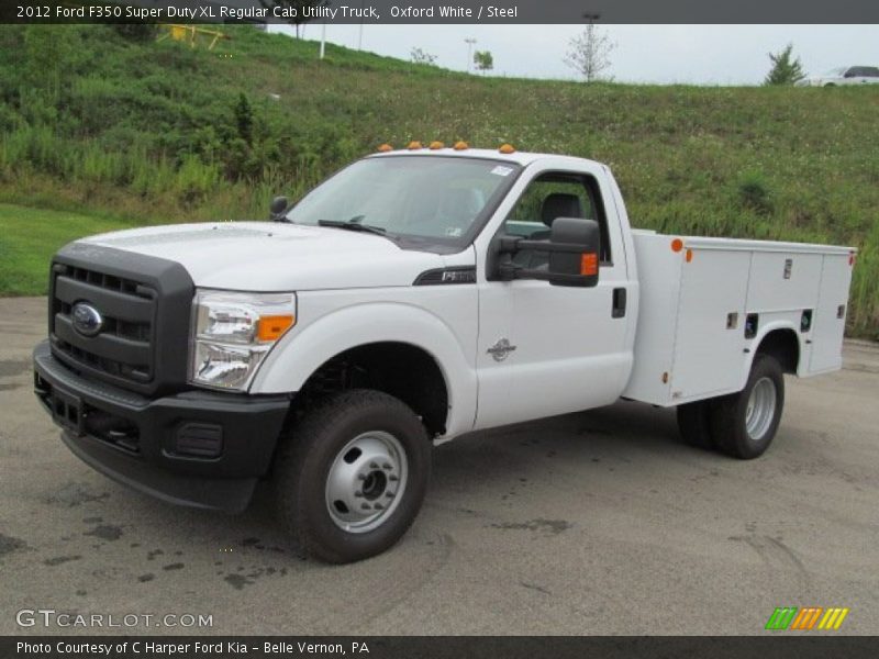 Oxford White / Steel 2012 Ford F350 Super Duty XL Regular Cab Utility Truck