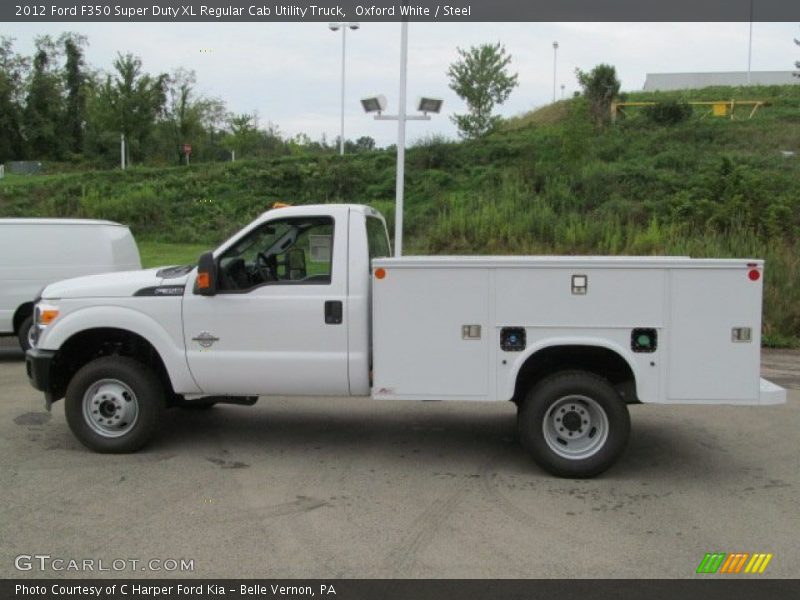 Oxford White / Steel 2012 Ford F350 Super Duty XL Regular Cab Utility Truck