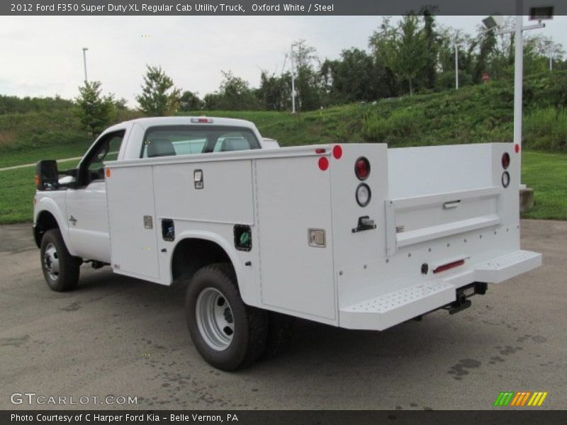 Oxford White / Steel 2012 Ford F350 Super Duty XL Regular Cab Utility Truck
