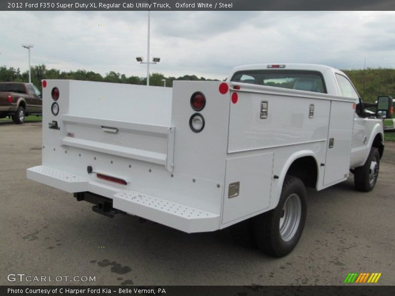 Oxford White / Steel 2012 Ford F350 Super Duty XL Regular Cab Utility Truck
