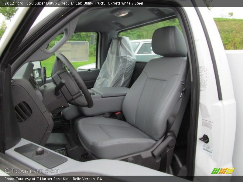 Oxford White / Steel 2012 Ford F350 Super Duty XL Regular Cab Utility Truck