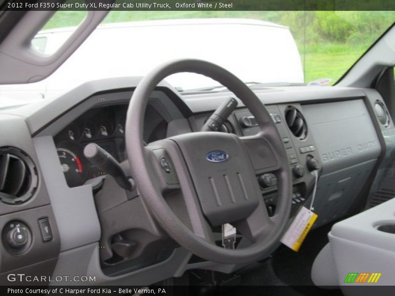 Oxford White / Steel 2012 Ford F350 Super Duty XL Regular Cab Utility Truck