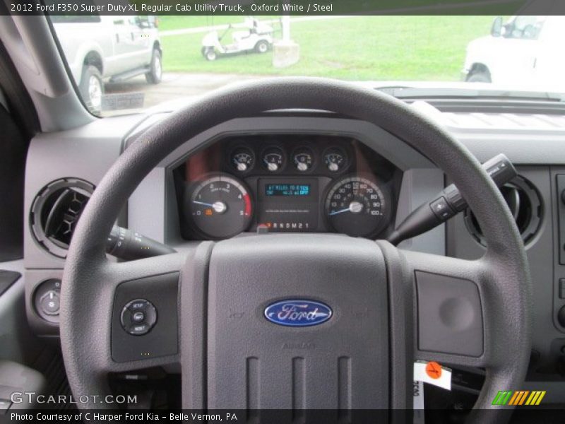 Oxford White / Steel 2012 Ford F350 Super Duty XL Regular Cab Utility Truck