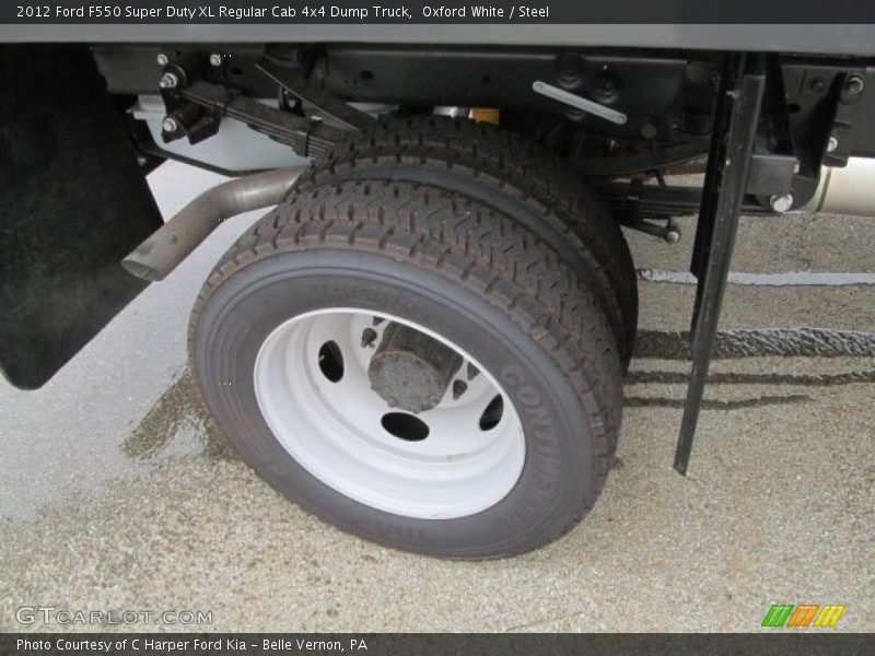  2012 F550 Super Duty XL Regular Cab 4x4 Dump Truck Wheel